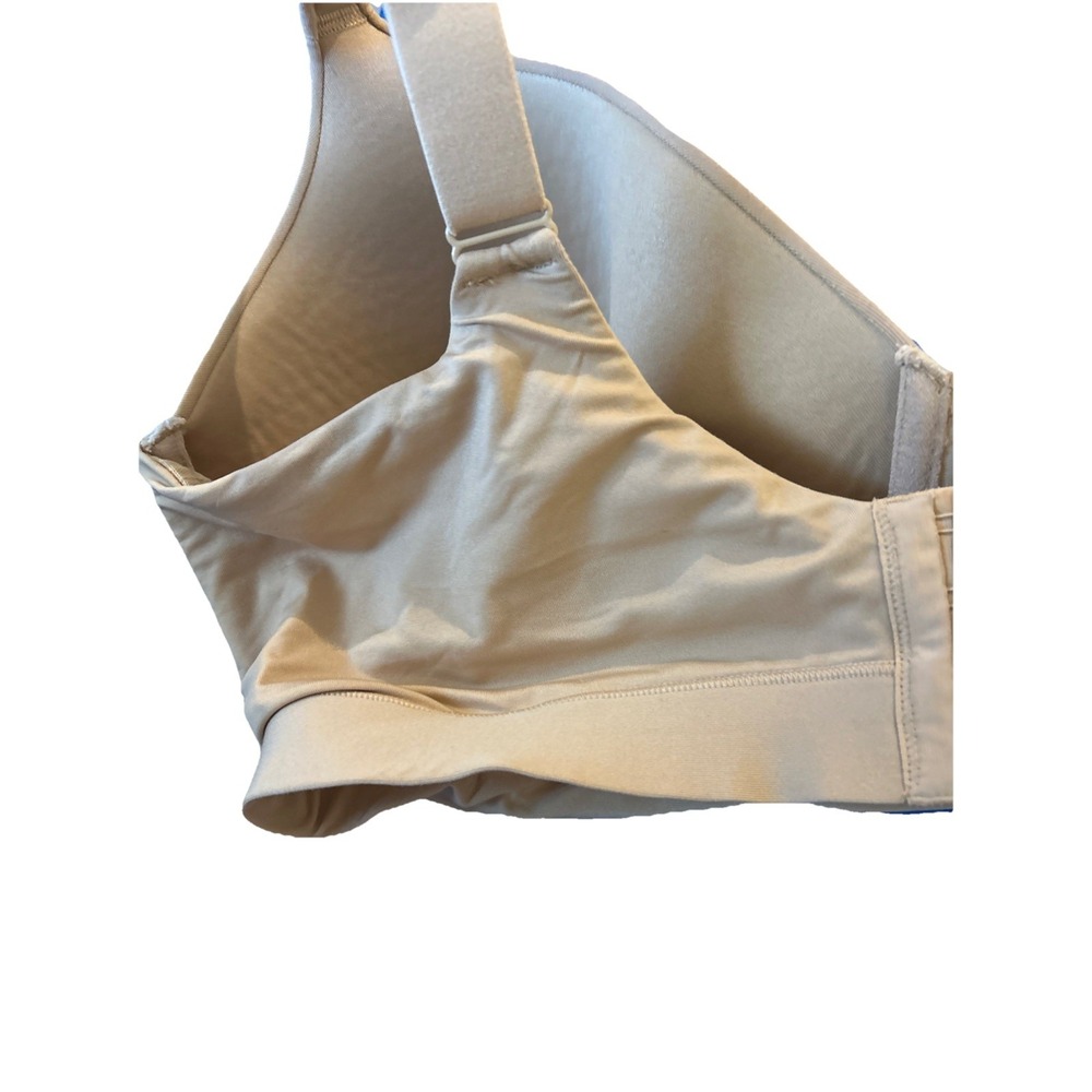 42H CACIQUE Womens Beige Lined Underwire Full Coverage Back Closure Demi Bra - Picture 5 of 6